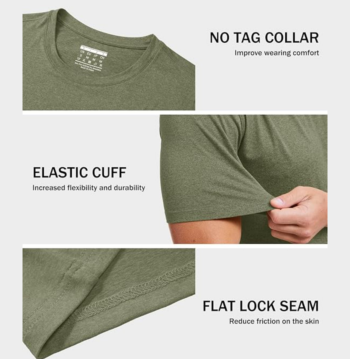 MAGCOMSEN - Men's Dry Fit Athletic Shirt