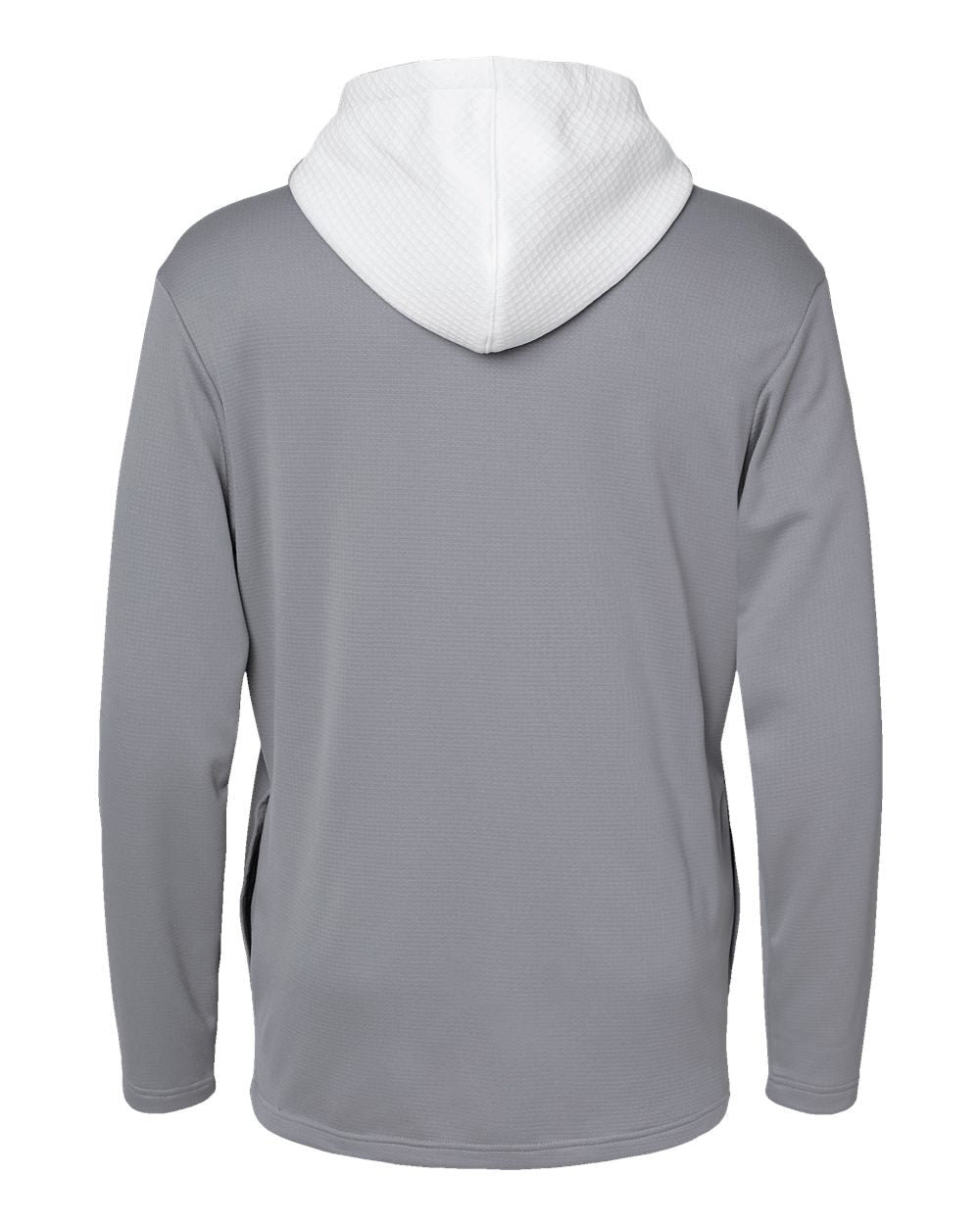 Adidas - Men's Textured Mixed Media Midweight Hooded Sweatshirt - A530 - MAD Merch USA