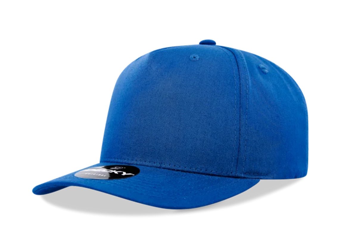 Decky - 6024 - 5 Panel Mid Profile, Structured Cotton/Poly Blend Cap - MAD Merch USA
