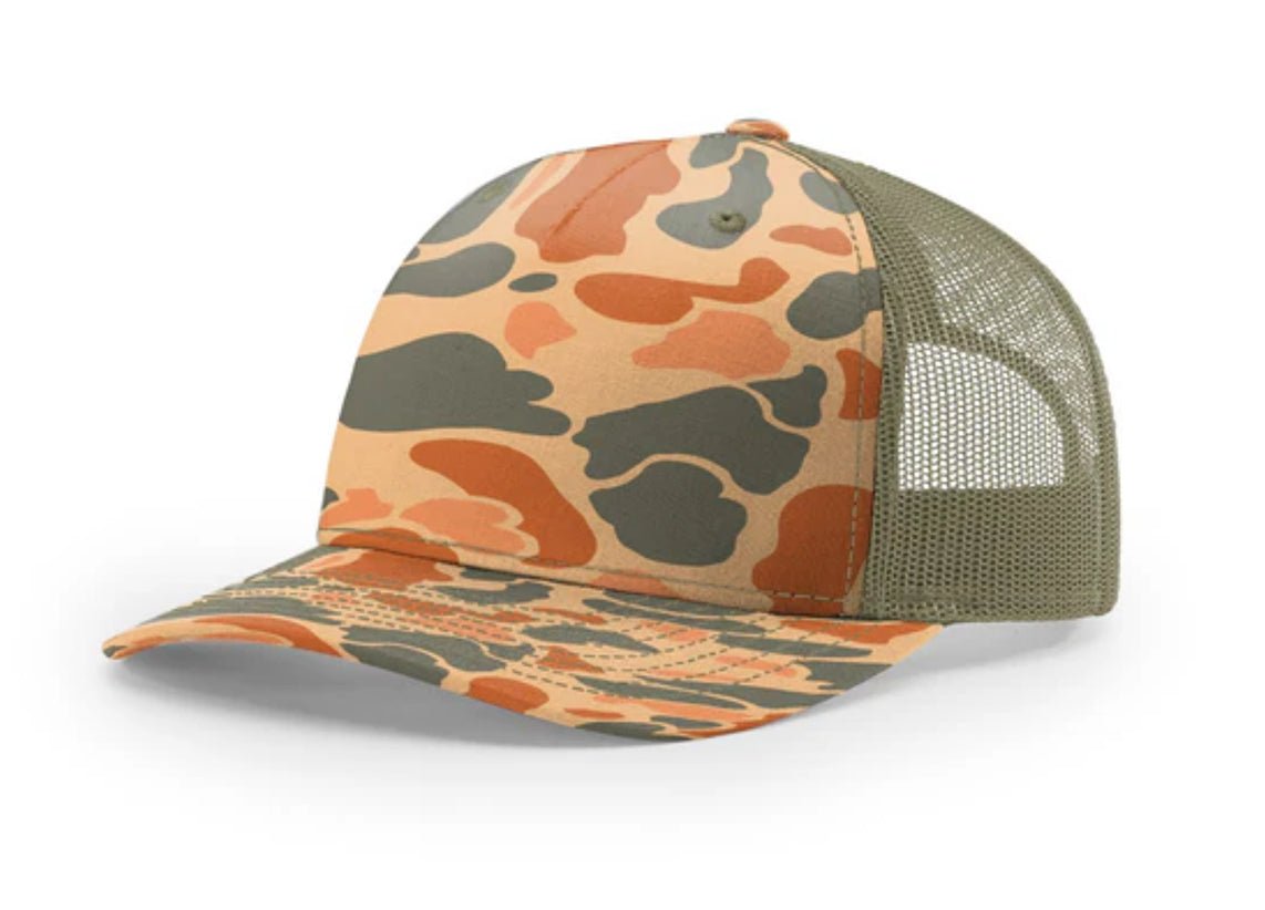 Richardson - 112PFP Printed Five Panel Trucker - Duck Camo Colors - MAD Merch USA