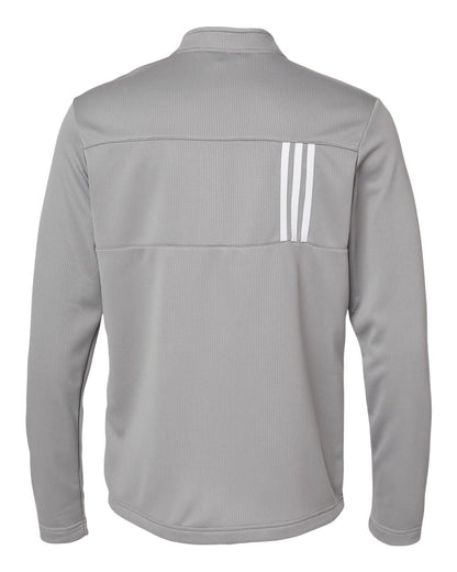 Adidas - Men's 3-Stripes Double-Knit Quarter-Zip Pullover - A482