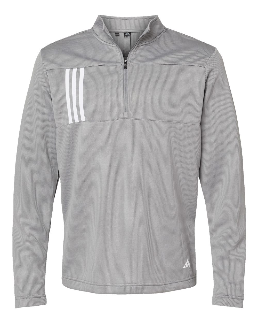 Adidas - Men's 3-Stripes Double-Knit Quarter-Zip Pullover - A482