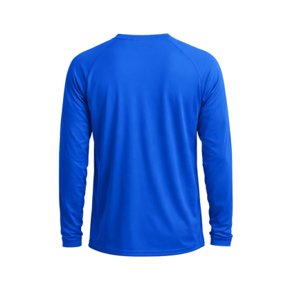 Custom Long Sleeve Performance Shirt (1 or 2 Logo Options)