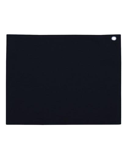 Premium Cotton Velour Utility Towel | Velour Hemmed Towel with Grommet & Hook