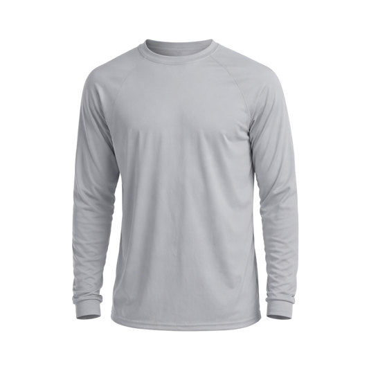 Custom Long Sleeve Performance Shirt (1 or 2 Logo Options)