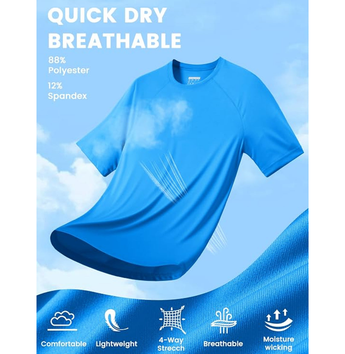 MAGCOMSEN - Men's Short Sleeve UPF 50+ Sun Protection Shirt