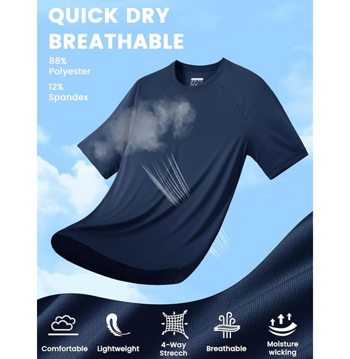 MAGCOMSEN - Men's Short Sleeve UPF 50+ Sun Protection Shirt