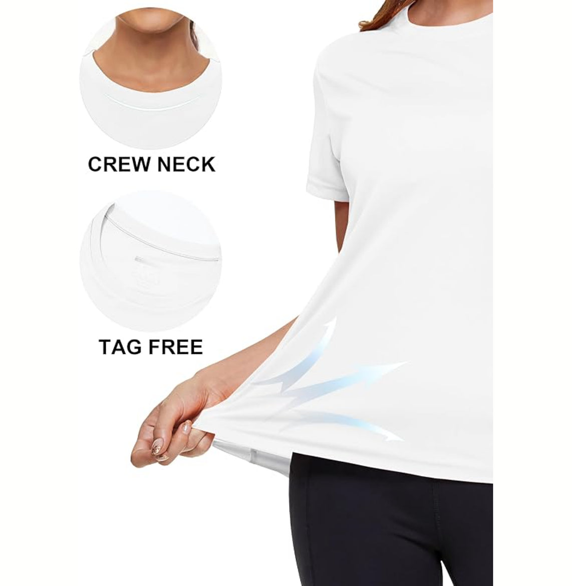MAGCOMSEN - Women's UPF 50+ Workout Top