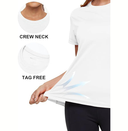 MAGCOMSEN - Women's UPF 50+ Workout Top