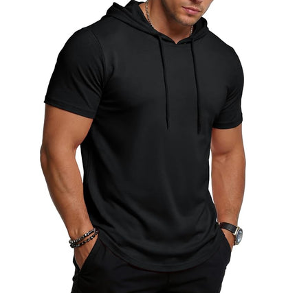 MAGCOMSEN - Men's Short Sleeve Hoodie UPF80+