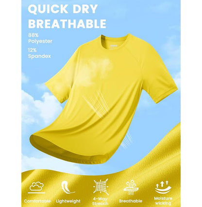 MAGCOMSEN - Men's Short Sleeve UPF 50+ Sun Protection Shirt