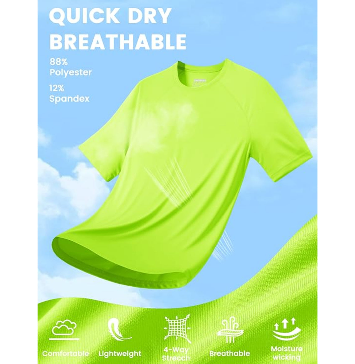MAGCOMSEN - Men's Short Sleeve UPF 50+ Sun Protection Shirt
