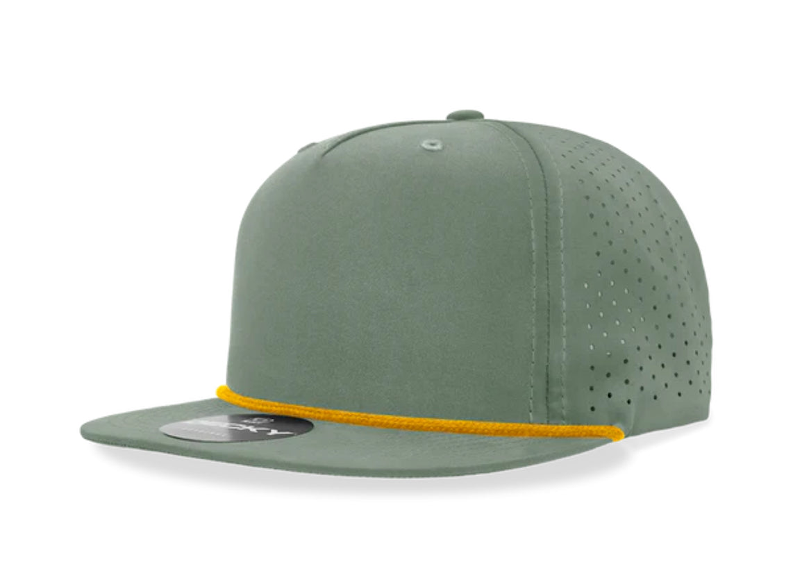 Decky - 6226 5 Panel High Profile Relaxed Perforated Performance Rope Hat