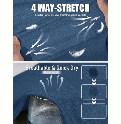 MAGCOMSEN - Men's Dry Fit Athletic Shirt