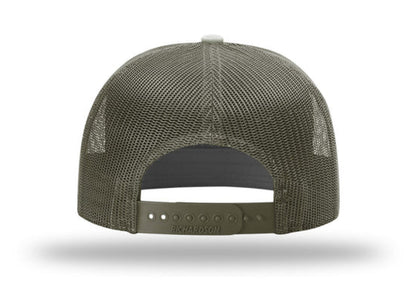 Richardson - 168 7-Panel Trucker Hat, Flat Bill Snapback