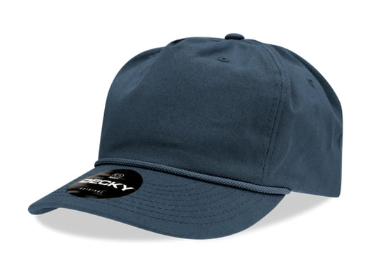 Decky - 252 Classic 5-Panel Golf Cap with Rope