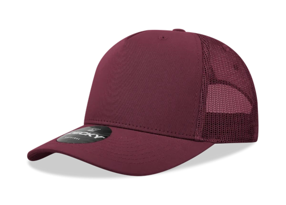 Decky - 6030 - Classic, 5-Panel Retro Trucker Cap