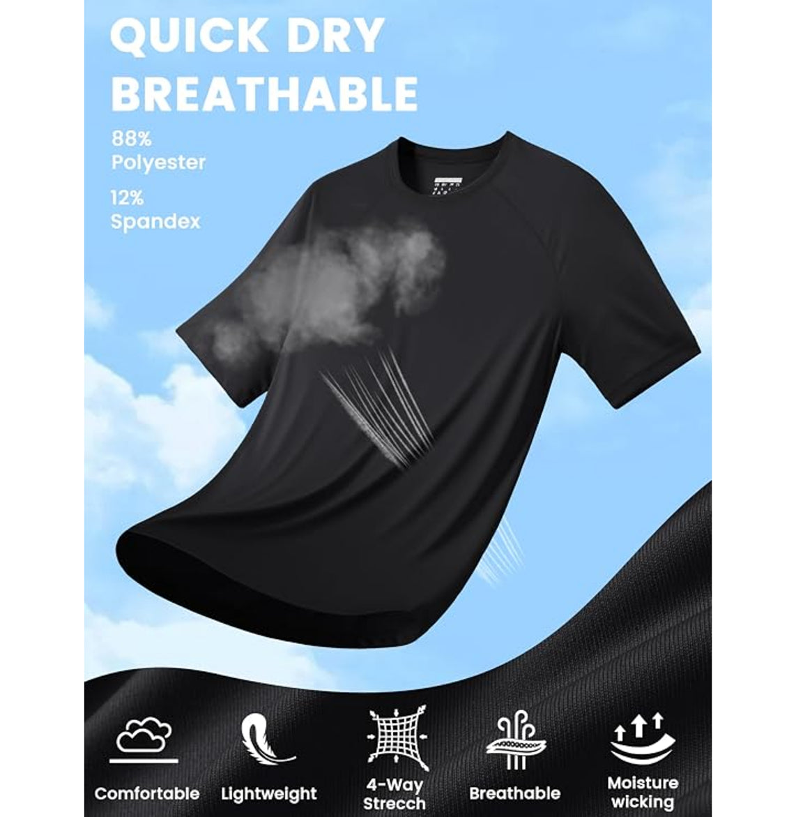 MAGCOMSEN - Men's Short Sleeve UPF 50+ Sun Protection Shirt