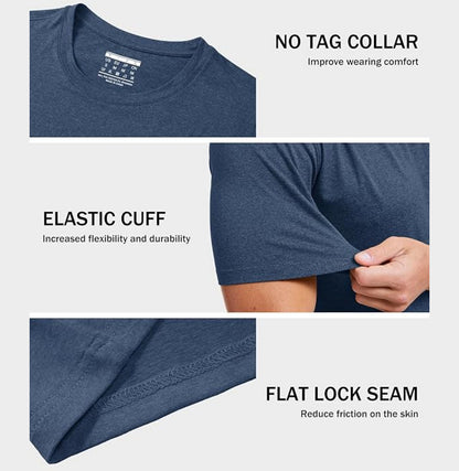 MAGCOMSEN - Men's Dry Fit Athletic Shirt