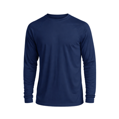 Custom Long Sleeve Performance Shirt (1 or 2 Logo Options)