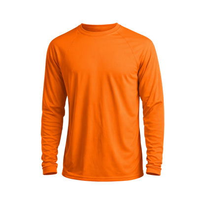 Custom Long Sleeve Performance Shirt (1 or 2 Logo Options)