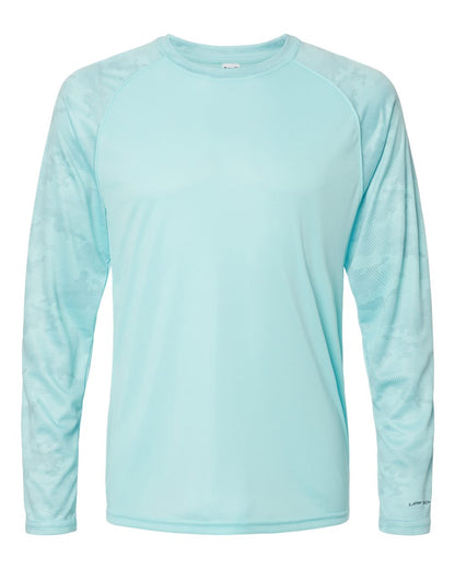Paragon - Unisex Cayman Performance Camo Colorblocked Long Sleeve T-Shirt - 216