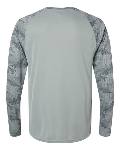 Paragon - Unisex Cayman Performance Camo Colorblocked Long Sleeve T-Shirt - 216