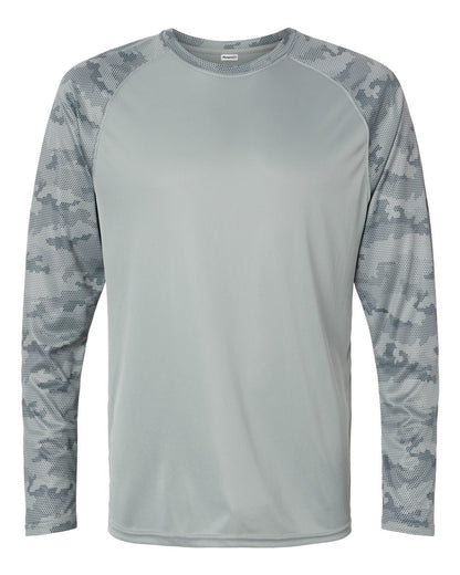 Paragon - Unisex Cayman Performance Camo Colorblocked Long Sleeve T-Shirt - 216