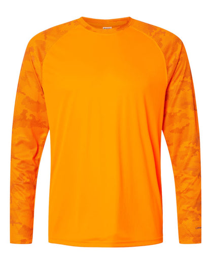 Paragon - Unisex Cayman Performance Camo Colorblocked Long Sleeve T-Shirt - 216