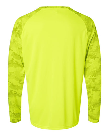 Paragon - Unisex Cayman Performance Camo Colorblocked Long Sleeve T-Shirt - 216