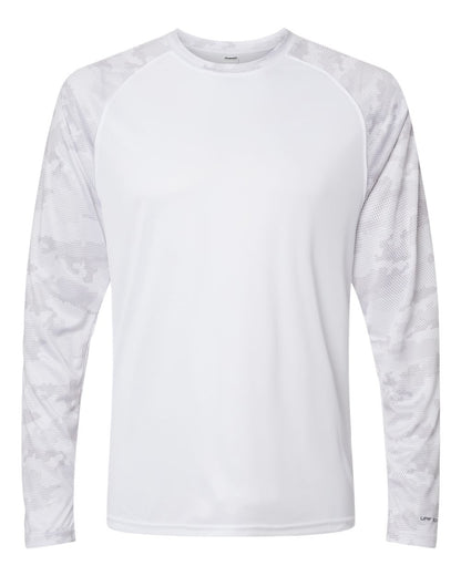 Paragon - Unisex Cayman Performance Camo Colorblocked Long Sleeve T-Shirt - 216