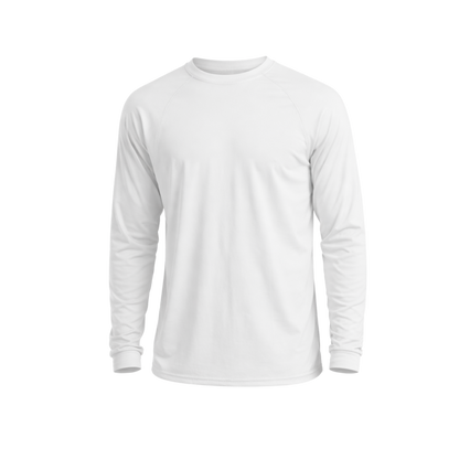 Custom Long Sleeve Performance Shirt (1 or 2 Logo Options)