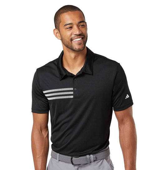 Adidas - Men's 3-Stripes Chest Polo - A324 - MAD Merch USA