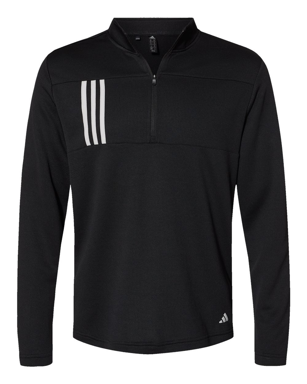 Adidas - Men's 3-Stripes Double-Knit Quarter-Zip Pullover - A482 - MAD Merch USA