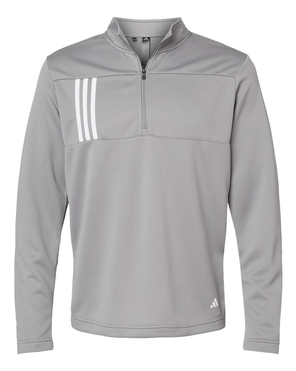 Adidas - Men's 3-Stripes Double-Knit Quarter-Zip Pullover - A482 - MAD Merch USA
