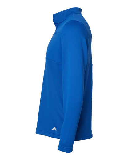 Adidas - Men's 3-Stripes Double-Knit Quarter-Zip Pullover - A482 - MAD Merch USA