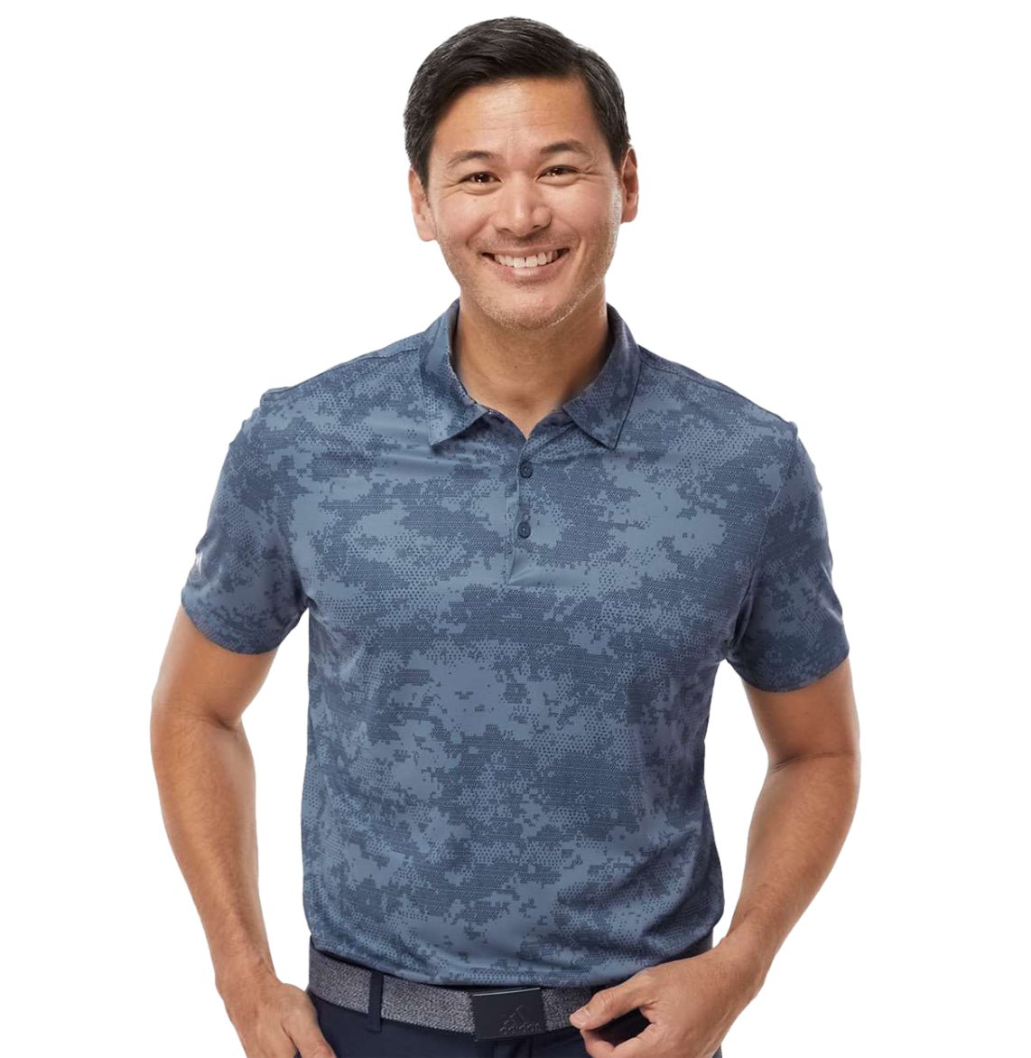 Adidas - Men's All Over Camo Print Polo - A550 - MAD Merch USA