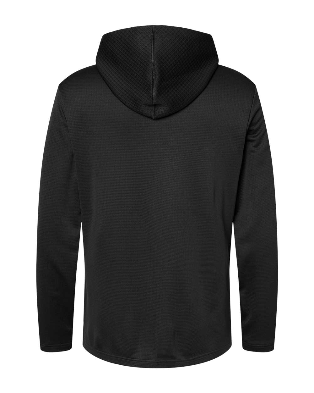 Adidas - Men's Textured Mixed Media Midweight Hooded Sweatshirt - A530 - MAD Merch USA