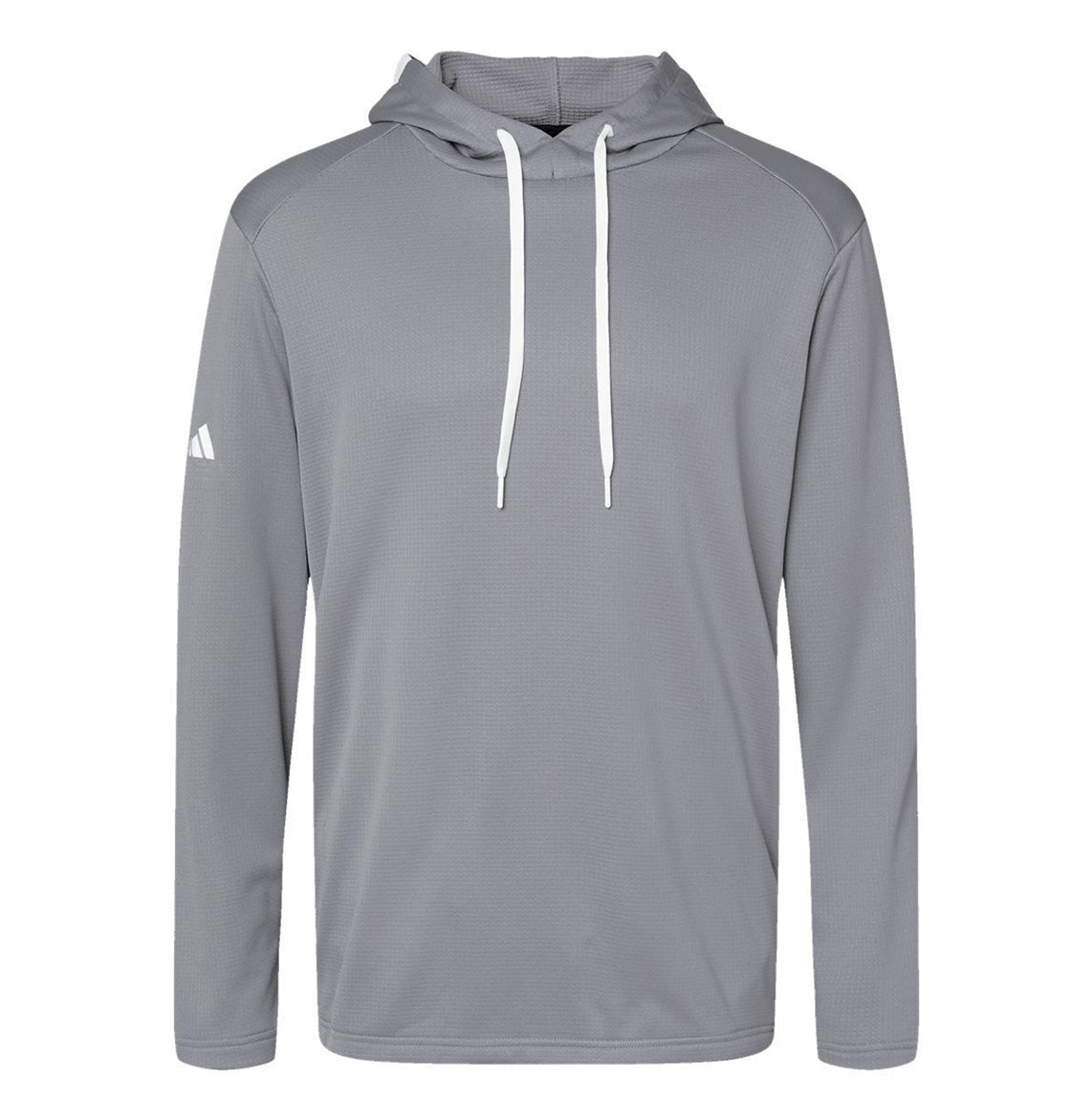 Adidas - Men's Textured Mixed Media Midweight Hooded Sweatshirt - A530 - MAD Merch USA