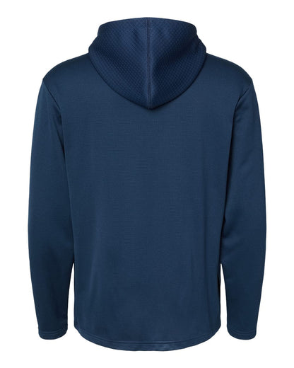 Adidas - Men's Textured Mixed Media Midweight Hooded Sweatshirt - A530 - MAD Merch USA
