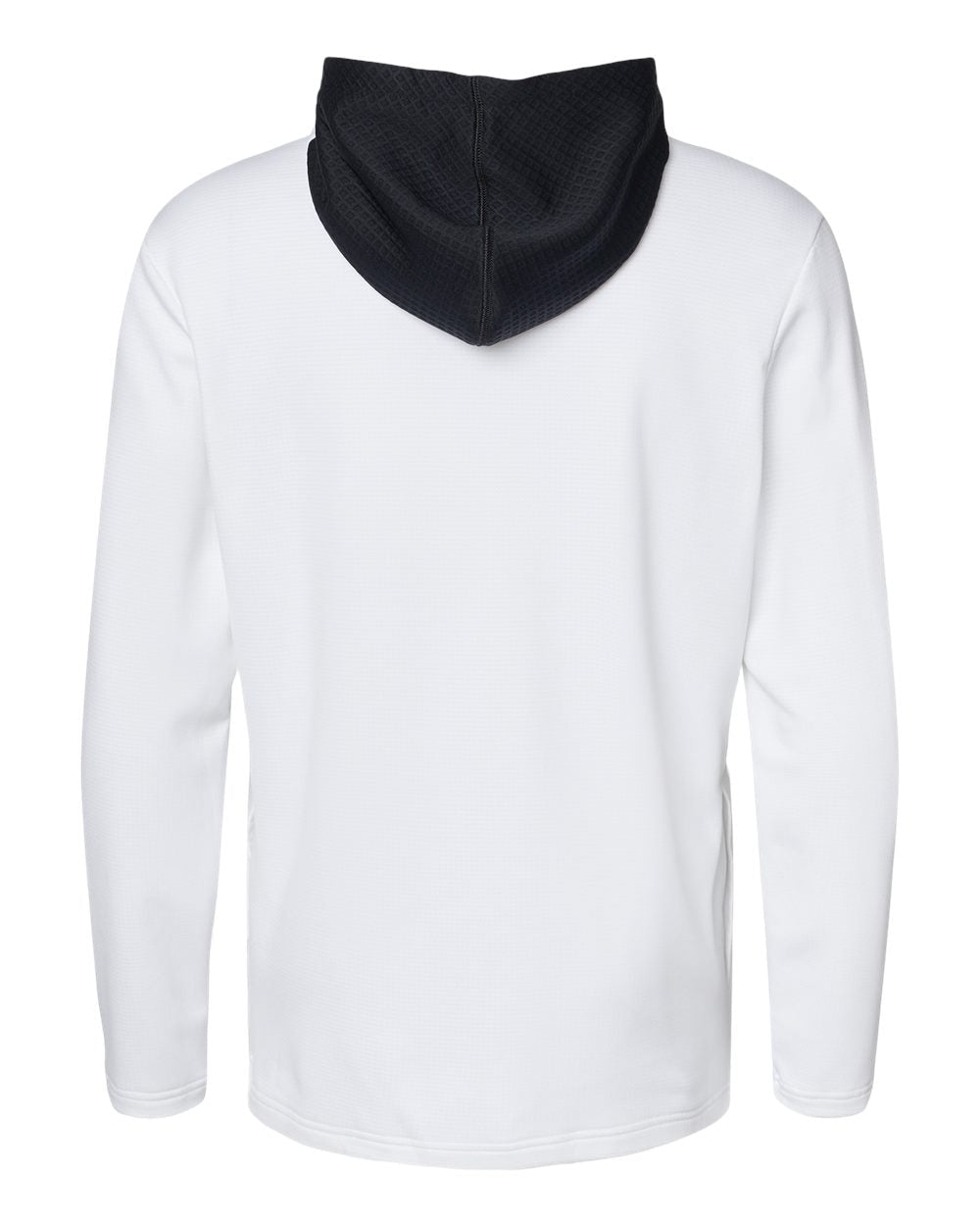 Adidas - Men's Textured Mixed Media Midweight Hooded Sweatshirt - A530 - MAD Merch USA
