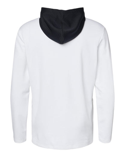 Adidas - Men's Textured Mixed Media Midweight Hooded Sweatshirt - A530 - MAD Merch USA