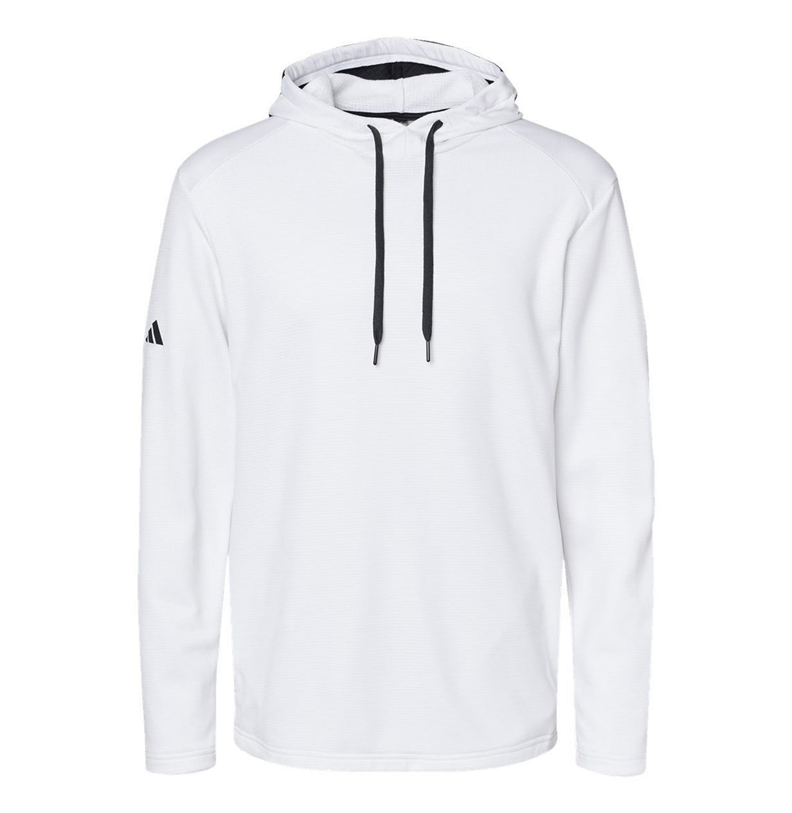 Adidas - Men's Textured Mixed Media Midweight Hooded Sweatshirt - A530 - MAD Merch USA