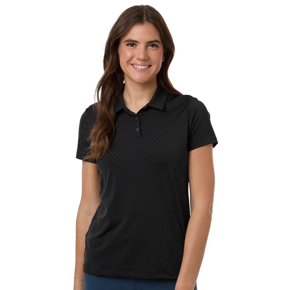 Adidas - Women's 4-Way Stretch Printed Polo - A717 - MAD Merch USA