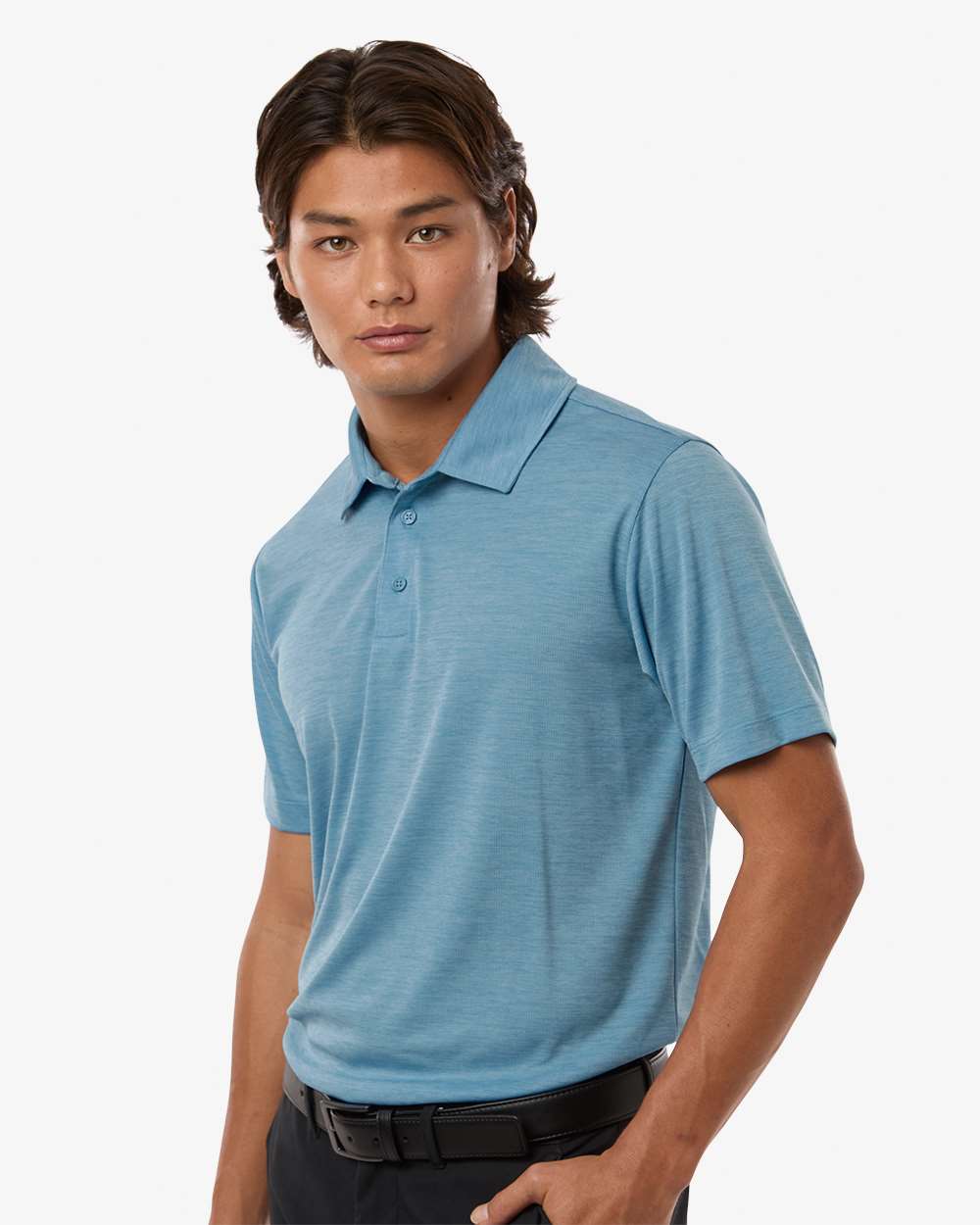 AllPro - Men's Pro-Lock Performance Mélange Polo - 4HM00 - MAD Merch USA