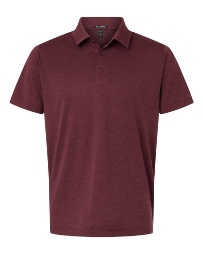AllPro - Men's Pro-Lock Performance Mélange Polo - 4HM00 - MAD Merch USA