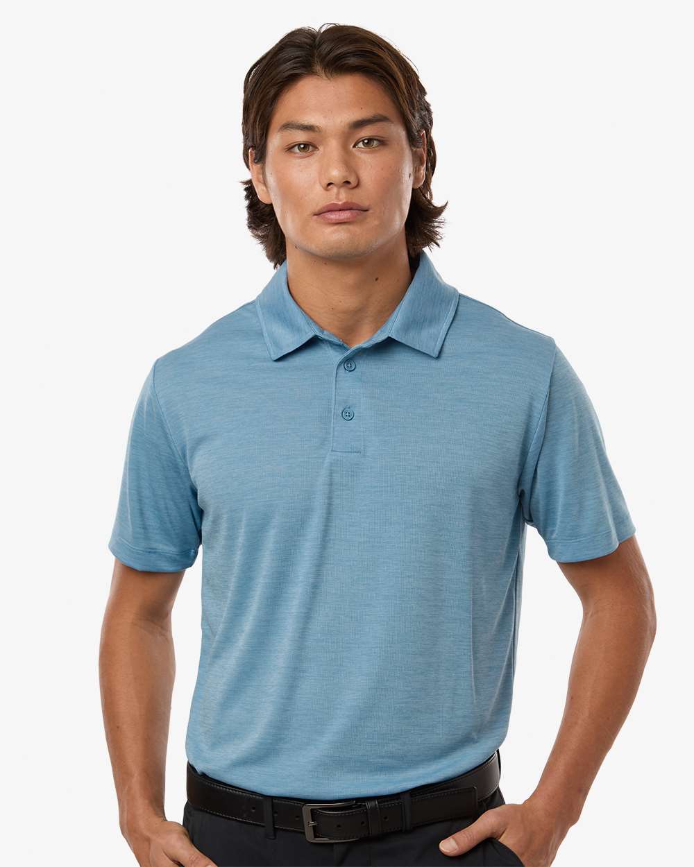 AllPro - Men's Pro-Lock Performance Mélange Polo - 4HM00 - MAD Merch USA