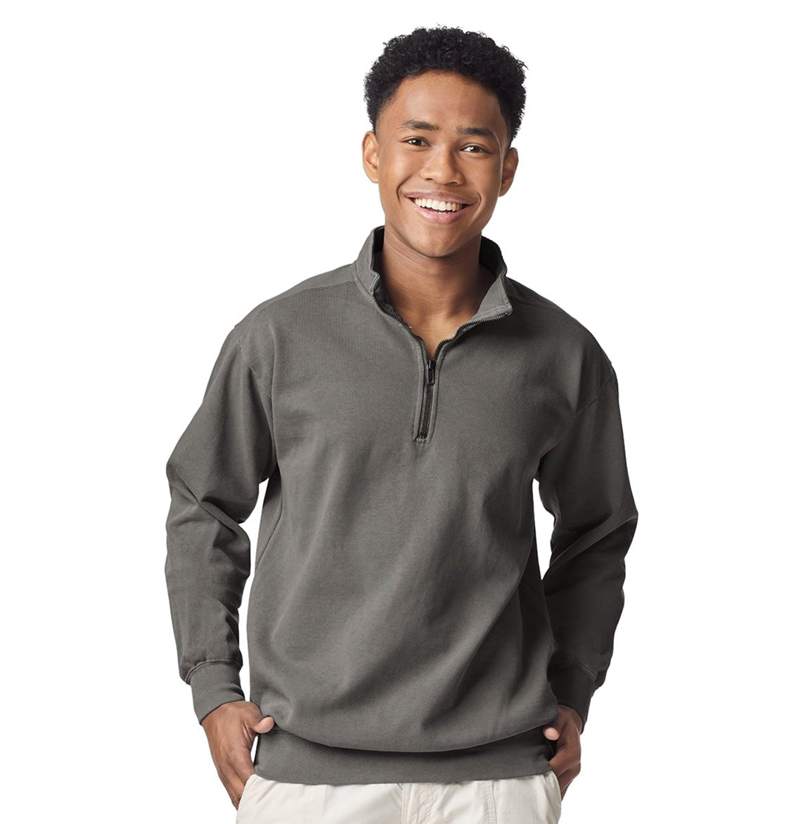 Comfort Colors - Unisex Garment-Dyed Quarter-Zip Sweatshirt - 1580 - MAD Merch USA