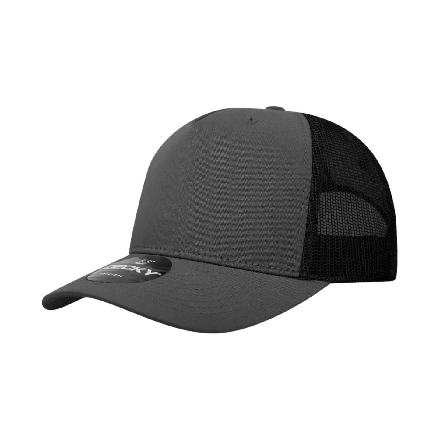 Custom 2 - Tone Trucker Hat with Logo | Snapback Mesh Cap | DTF or Raised Rubber Print - MAD Merch USA