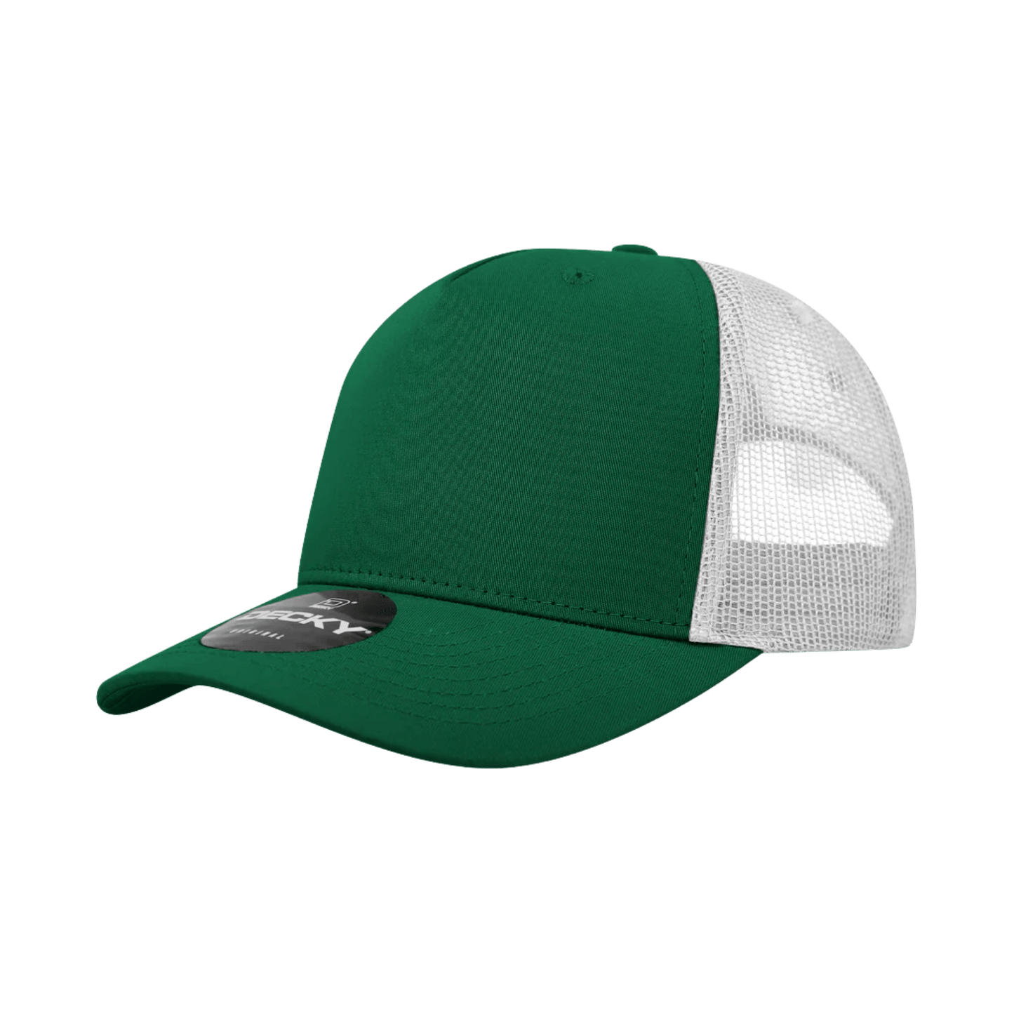 Custom 2 - Tone Trucker Hat with Logo | Snapback Mesh Cap | DTF or Raised Rubber Print - MAD Merch USA